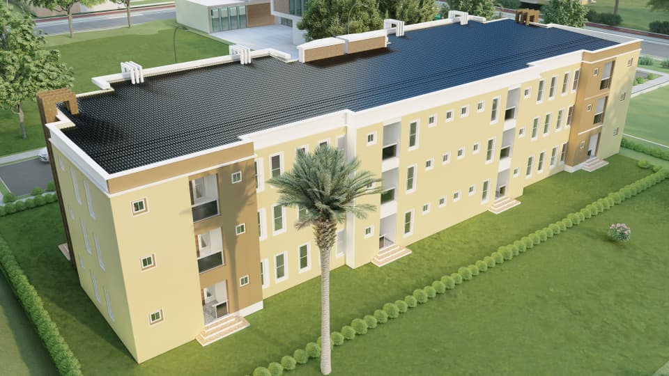 A twelve-unit three-bedroom apartment complex — view 5